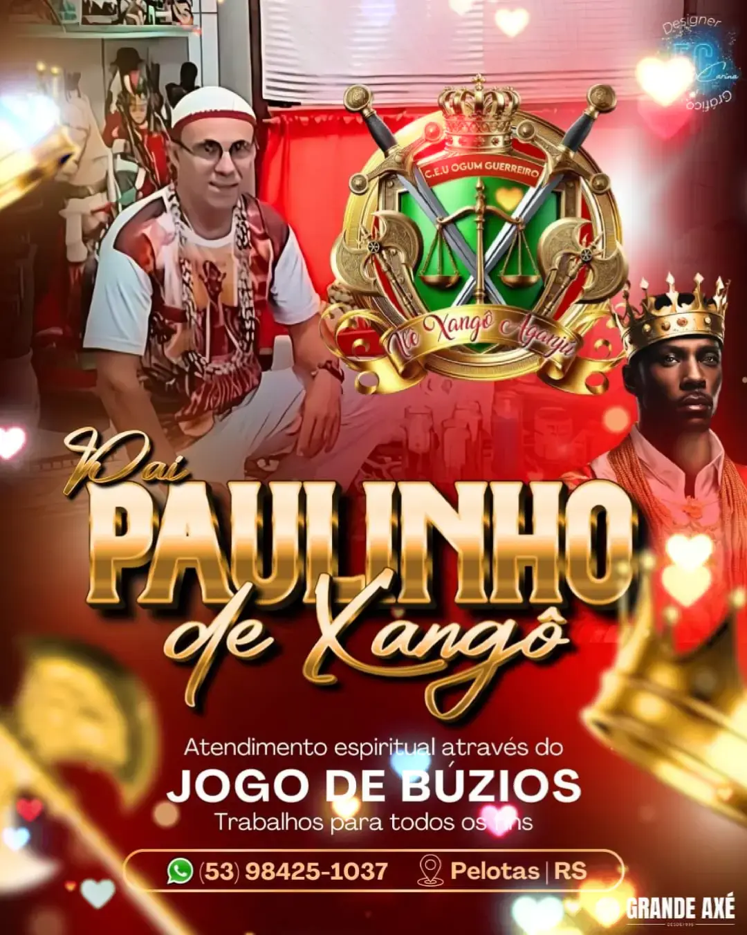 Babalorixá Paulinho de xangô Aganju